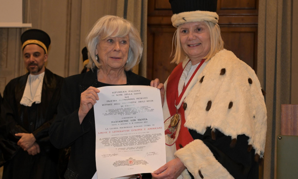 22 novembre 2024 | Laurea magistrale honoris causa alla regista Margarethe von Trotta.